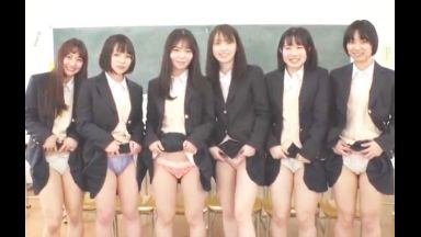 ♥女子校生6人の思い出に…仲良しが1本のチンポを順番に咥えてアナル・金タマ舐めまわす…挿入するの？のthumbnail