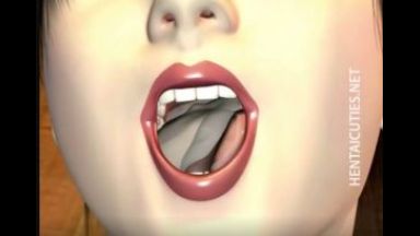［3Dエロアニメ］キャリアウーマン風の眼鏡嬢はフェラチオして口内射精されたザーメンをお口の中で転がして味わうのだのthumbnail