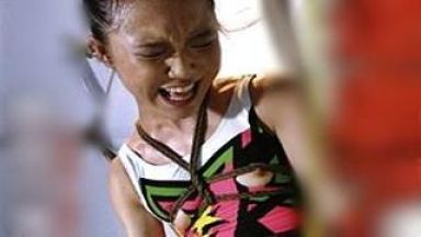 拘束レオタード美女が電マ強制アクメ絶頂！中出しされちゃうのthumbnail
