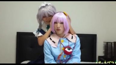 女装子がメイドさんからシコシコご奉仕をうけて感じちゃう【男の娘】【エロ動画】のthumbnail