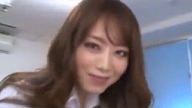 【吉沢明歩】めちゃ激エロスレンダー美脚OL痴女がオフィスエッチでお掃除フェラ抜き手コキもエロいえちえちのthumbnail