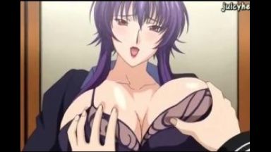 ［エロアニメ］年下男におっぱいをマッサージしてもらって気持ちよくなちゃう熟女…このおねショタは息子と母の関係なんだろうか？のthumbnail