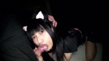 ネコミミをつけた隣人の美少女におじさんちんぽをフェラさせる！思春期まんこを肉棒で激ピスのthumbnail