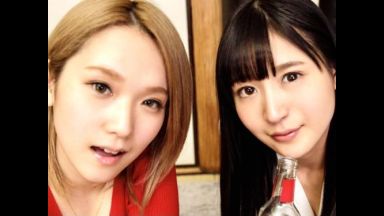 飲み会で終電逃した美人女子大生2人が家に泊まりに来た♡川の字で寝ることになって密着して最高なハーレム性交体験【3DVR】のthumbnail