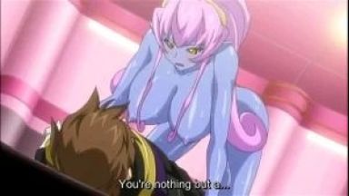 ［エロアニメ］任務に失敗したブルースキン女は凌辱されることにのthumbnail