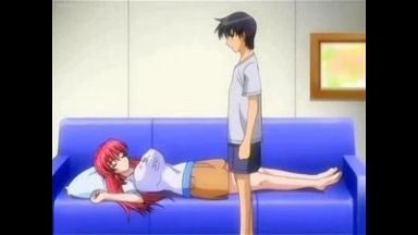 ［エロアニメ］美人だけどコワイお姉ちゃんが寝てる隙に弟くんは発情しちゃって挿入を試みるも失敗して無理やりパイズリしたのだのthumbnail