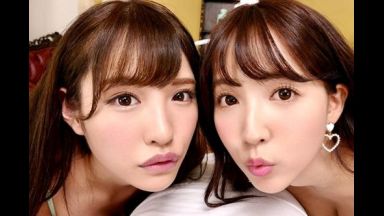 【3DVR】どっちとエッチする？可愛いアイドルと可愛い美少女のエスワン2大女優による共演♡素晴らしい密着3P体験のthumbnail