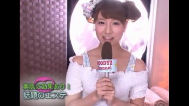 ♥初川みなみ「今日はエステ生体験しちゃいます…♥」ちんぽ挿入されて生放送…レポートしながらイキ狂うのthumbnail