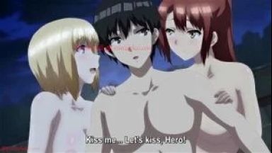 ［エロアニメ］異世界に入り込んだ勇者はエルフたちとハーレムセクロスのthumbnail