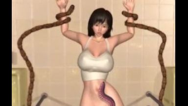 ［3Dエロアニメ］化け物と異種姦するお姉さんは触手にも責められて手も足も出ない…これは犯されてるんだか同意の元なのか分らんなのthumbnail