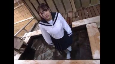 ♪姫咲はな♪「温泉、楽しみだったろ?」着衣のままで教え子と温泉!発育の良いカラダを蹂躙して棚付けまで!のthumbnail