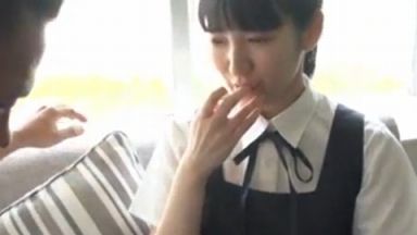 清楚系ポニーテールJKコスプレ姿で黒パンスト貧乳ド変態正常位超清楚系美少女エロすぎるのthumbnail