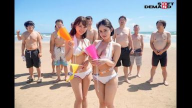 【MM号】今業界で一番アツいAV女優MINAMO＆天宮花南が真夏の海で童貞筆おろし逆ナンパ！のthumbnail