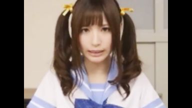 ［天使もえ］文芸部のツインテール後輩JKがオナニーしてたからエッチしたったぜのthumbnail