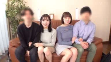 《エロ動画×素人･人妻》完全シロウト夫婦を街頭で見付けスタジオに誘込みお互いの旦那を交換しスワッピングゲームにチャレンジ企画のthumbnail